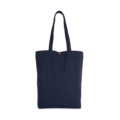 Washed cotton tote bag